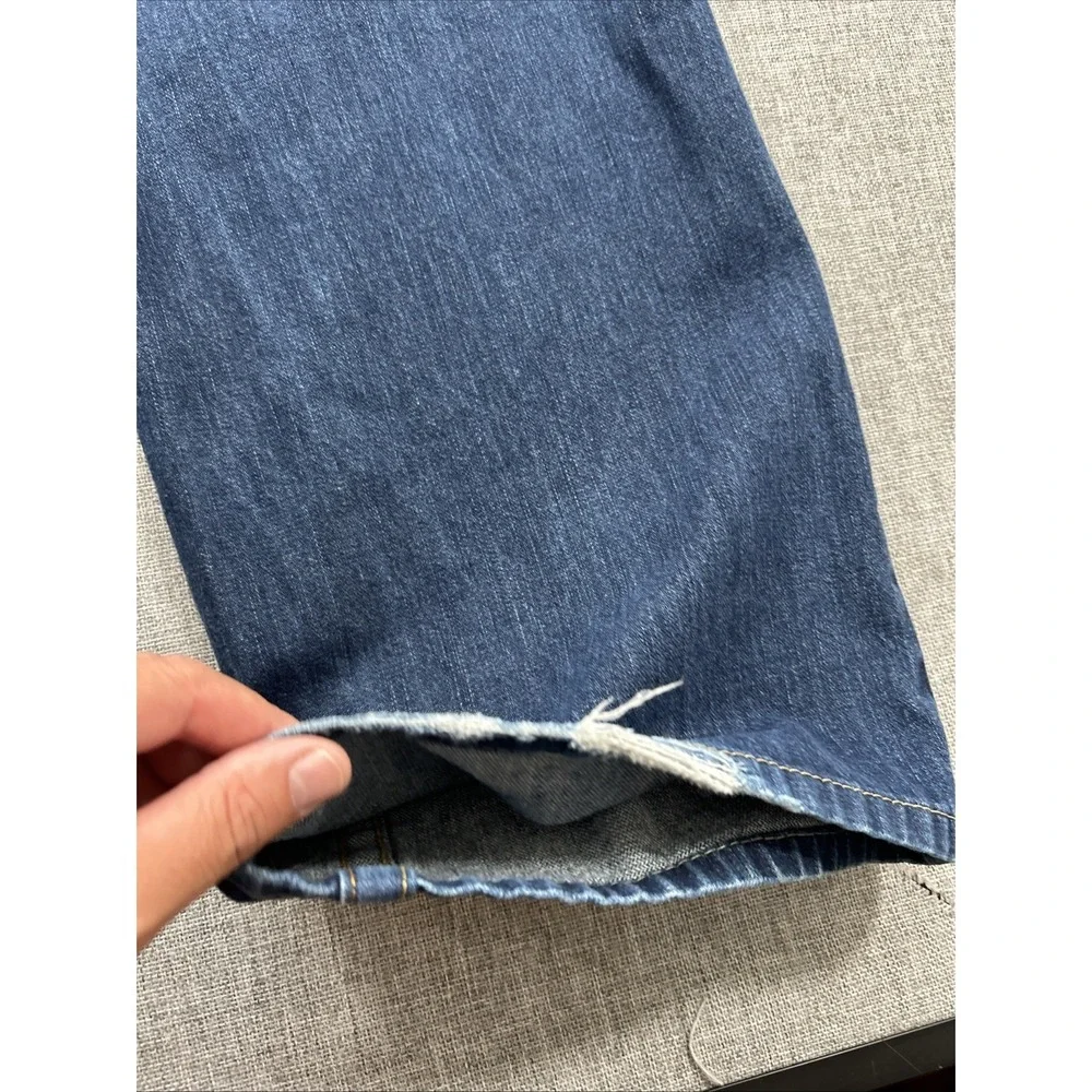 True Religion MVP Point Guard Jeans Mens Size 40x30 Made in USA Flaps Baggy Wide